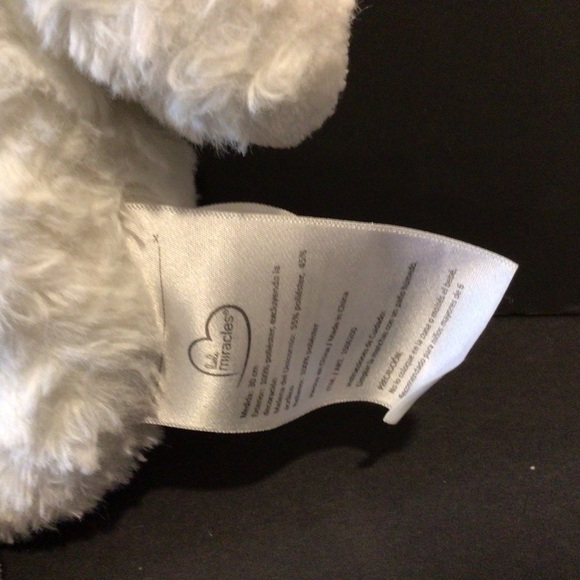 Little Miracles white unicorn plush 13” - Picture 7 of 10